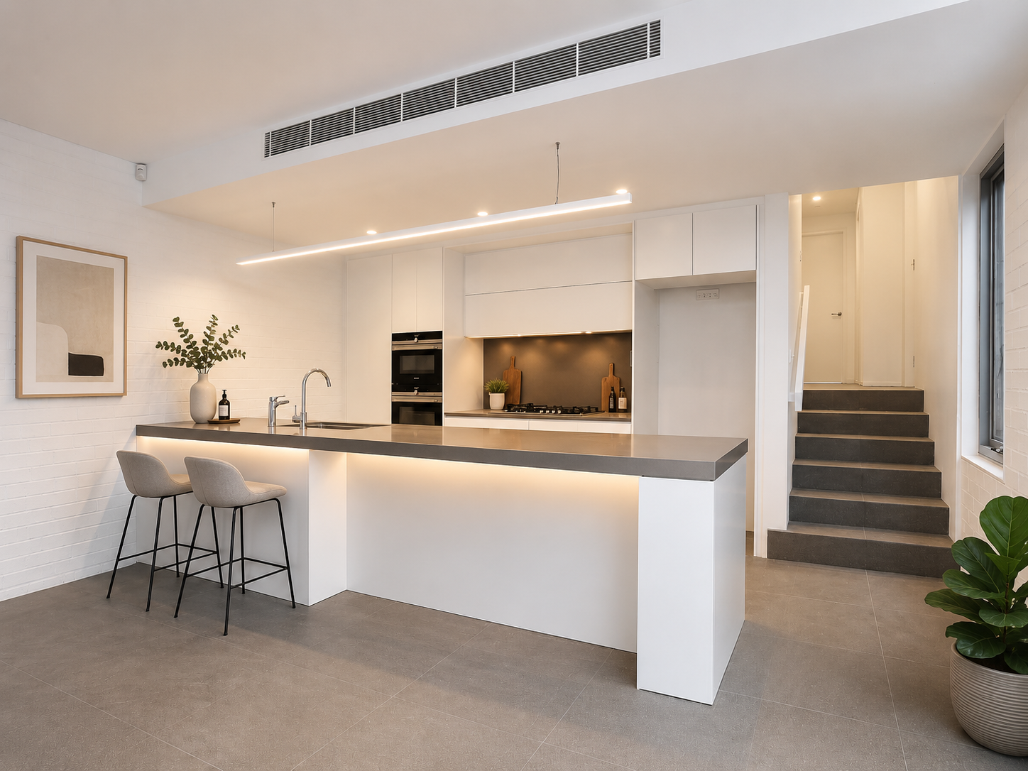 Clovelly duplex construction detail