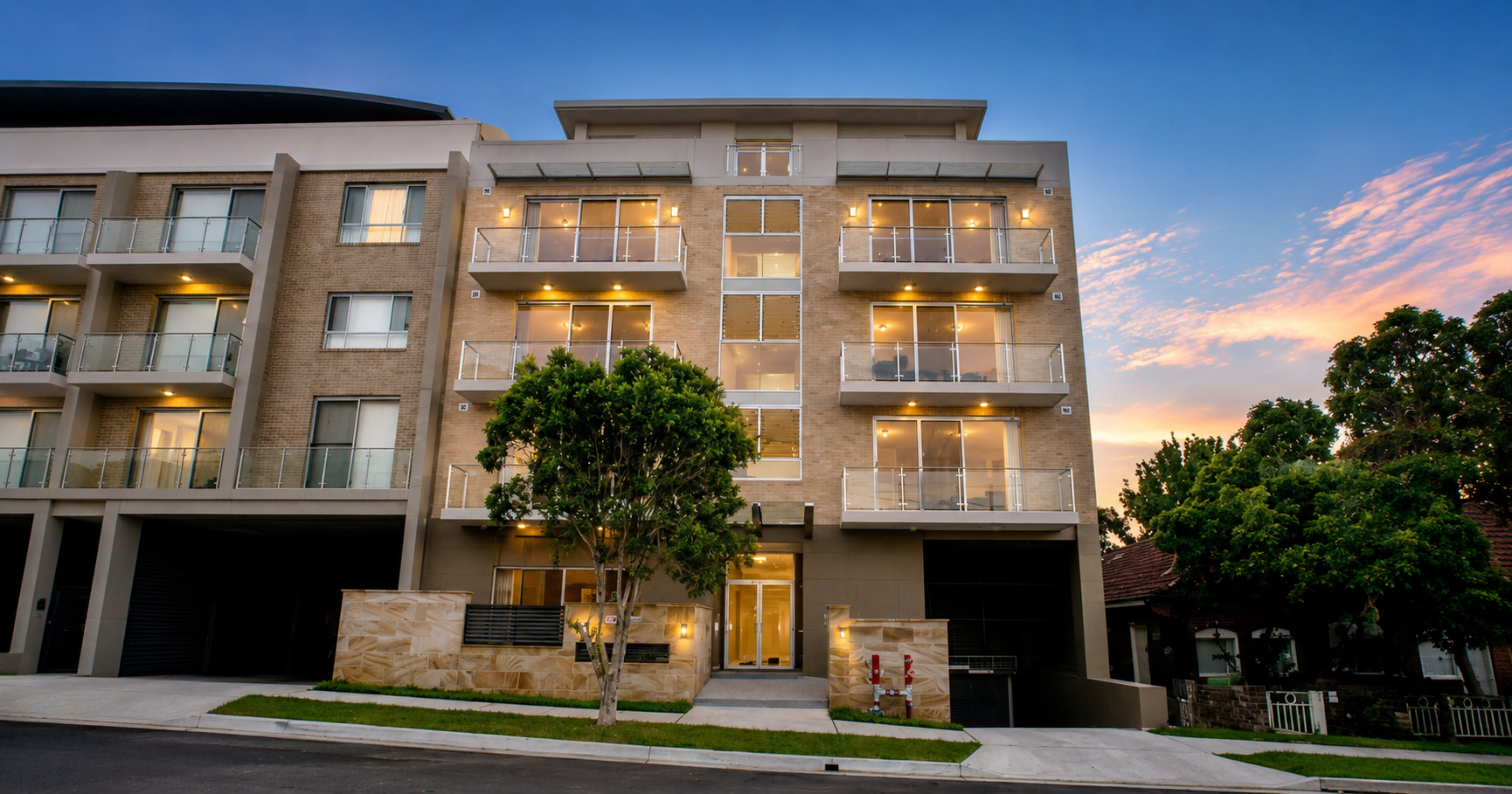 Strathfield apartments architectural detail
